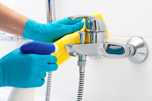 Deep cleaning a bathroom in Hammersmith