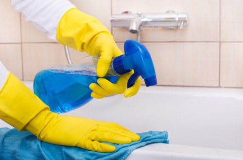 Detailed finishing touches in an after builders cleaned property